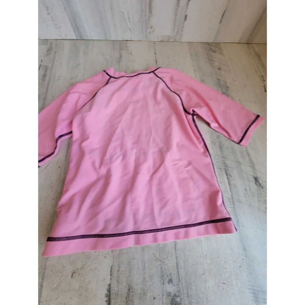 Hannah Anderson toddler small/ medium? pink shirts on black rash guard long